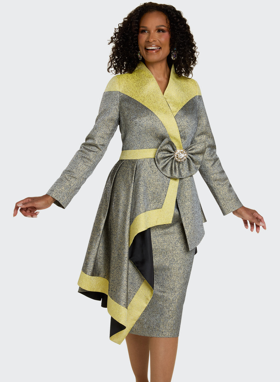12226 Jacket & Skirt Set Donna Vinci