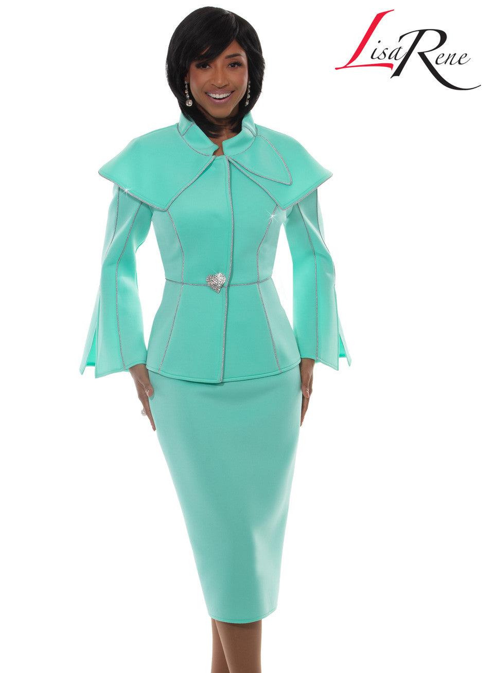 3377 2Pc Church Suit Lisa Rene By Donna Vinci