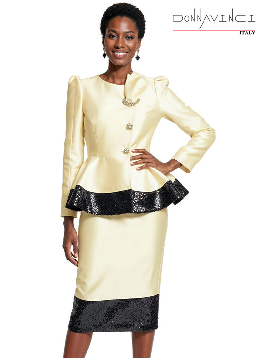 12252 2Pc. Jacket & Skirt Set  Donna Vinci