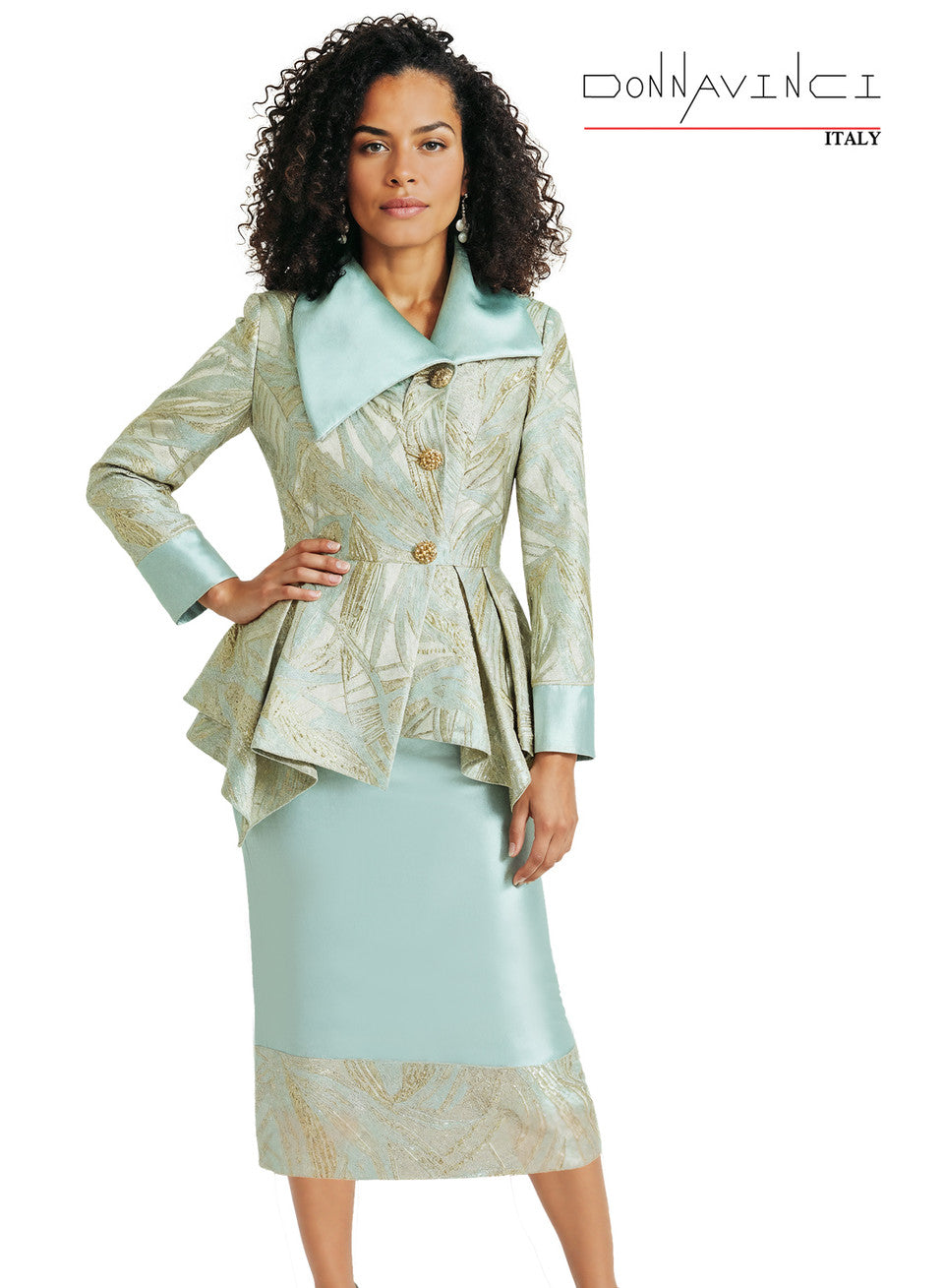 12269 2Pc. Jacket & Skirt Set Donna Vinci