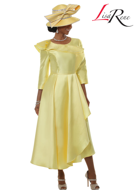 3380 Rhinestone Trimmed Dress Lisa Rene By Donna Vinci